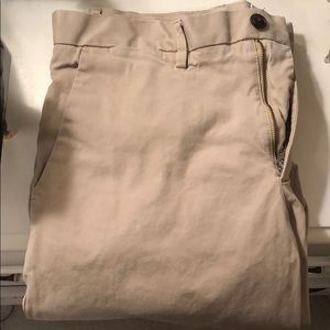 Gap straight leg khakis pants